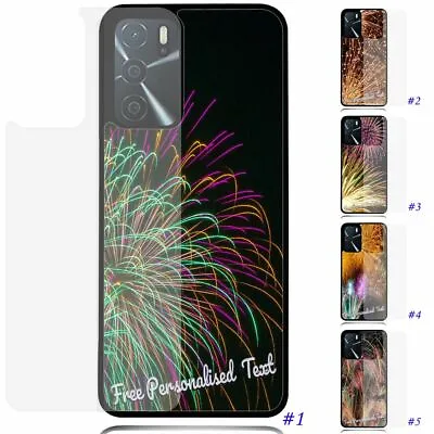 Personalised Text Glass Back Case For OPPO Find X5 X3 X Neo Lite Pro R17 R15 R11 • $14.98