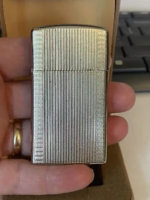 WIN Battery Electronic Arnold Pollock Brass Engraved Japan Lighter Spark GUC Box • $0.99