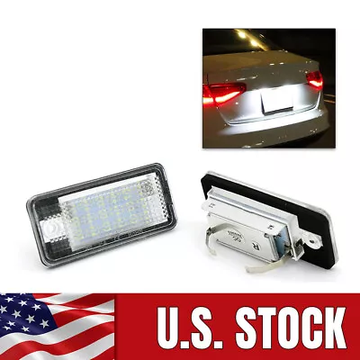 Qty2 For Audi A3 S3 A4 S4 B6 S6 LED License Number Plate Lights Replacement • $7.90