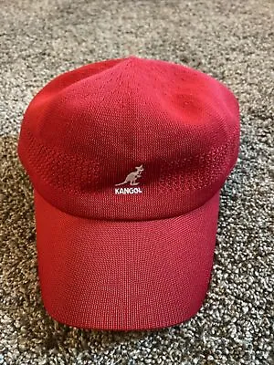 Dobb's Red Spacecap Tropic Ventair Baseball Cap Summer Cap Hat Kangol Style  • $25