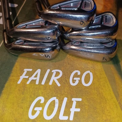 $250 • Buy Adams Super S 5-9 Iron Set Stiff Flex Aldila Graphite Shafts Golf Club