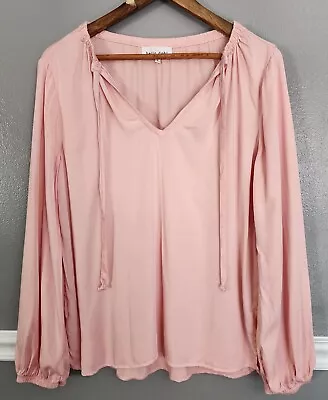 Bella Dahl Blouse Long Sleeve Pink S • $50