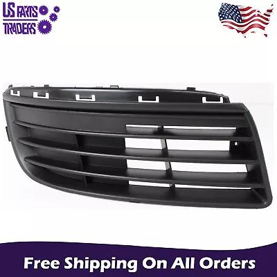 Bumper Grille For 2005-2010 Volkswagen Jetta Right Side Textured Black Plastic • $18.54