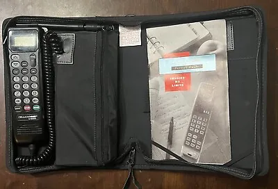 Vntg 90s Motorolla Cellular One 19024NAASA Mobile Car Phone W/ Bag Tested Works! • $29.96