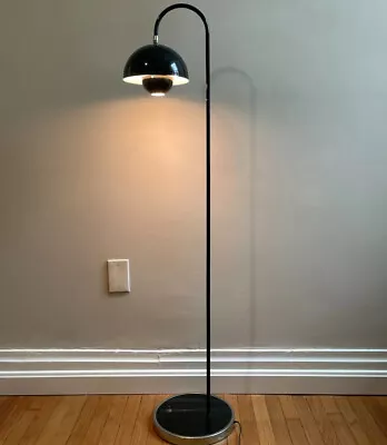 Vintage Verner Panton Style Flowerpot Floor Lamp Post Modern Mid Century Danish • $899