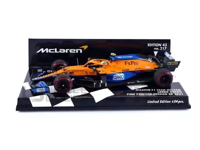 Minichamps 1/43 - Mclaren Mcl35m - Pole Position Russia Gp 2021 - 537215904 • $99.95