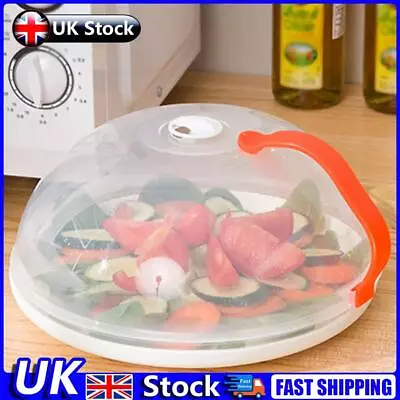 Microwave Splatter Cover Dish Bowl Plate Serving Cover Saft Plastic 10 In UK • £5.29