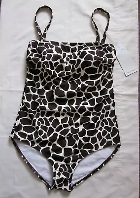 Melissa Odabash  Size  Uk 16  Animal Print 2 Way Classic Swimsuit  Bnwt • £59.99