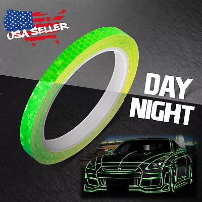 Reflective Safety Tape Self Adhesive Pinstripe Sticker Strip Decal 26FT Roll 1CM • $7.98