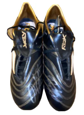 Signed Ryan Giggs Retro Reebok Football Boots Wales Manchester United • $248.66