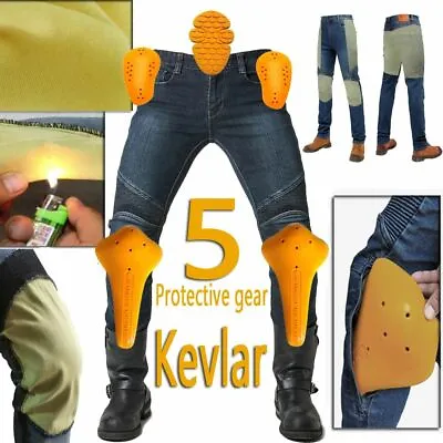 New Motorcycle Pants  Men  Moto Jeans  Protective  Gear Riding Touring Motorbike • $57.99
