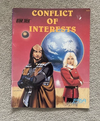 $24.51 • Buy Star Trek Rpg Conflict Of Interests/klingon Intelligence Briefing Fasa 1986