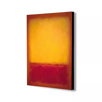 Yellow Over Purple By Mark Rothko - Canvas Wall Art Framed Print. Various Sizes • £12.99