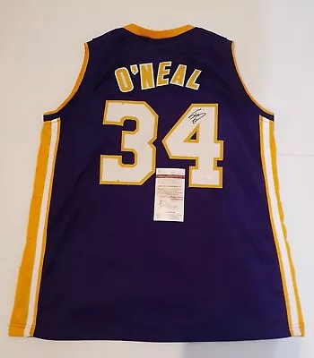 Signed Shaquille Oneal LA Lakers JerseyAuthenticated By JSA With HologramCOA • $499
