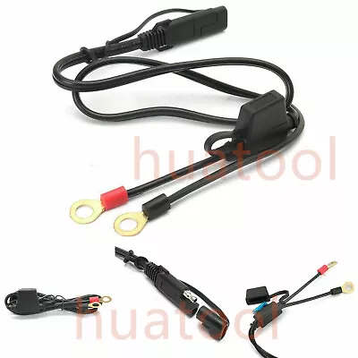 Motorcycle Quick Connect Battery Tender Fused Ring Terminal Wire Harness 12V-24V • $8.88