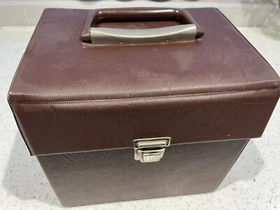 Vintage Record Box Storage Carry Case 7 Inch Vinyl Retro  • £10
