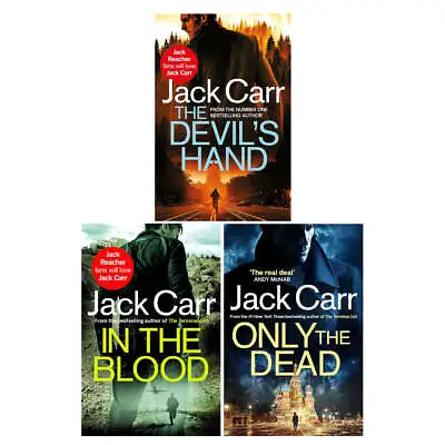 Jack Carr James Reece Series 3 Books Collection Set (The Devils Hand | Jack Carr • £21.19