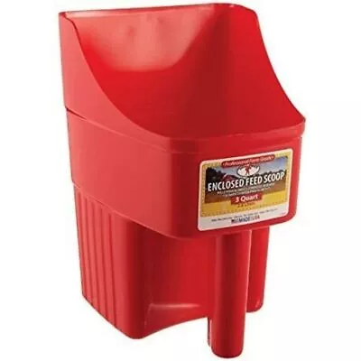 Miller Manufacturing 3 Qt Enclosed Feed Scoop Green 150422 • $53.67