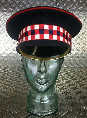 Genuine British Army Scots Guards Peaked Hat / Dress Cap - All Sizes - Brand NEW • £35.99