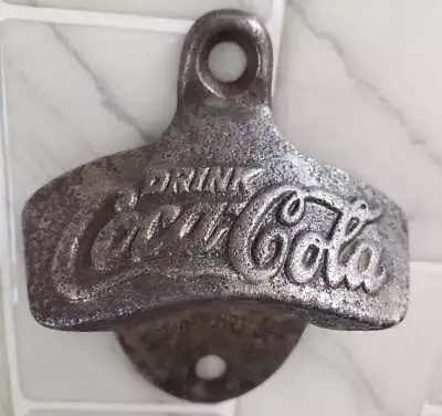 Antique Vtg 1925 Coca Cola Wall Mount Metal Bottle Opener Starr X Made In USA • $91.95