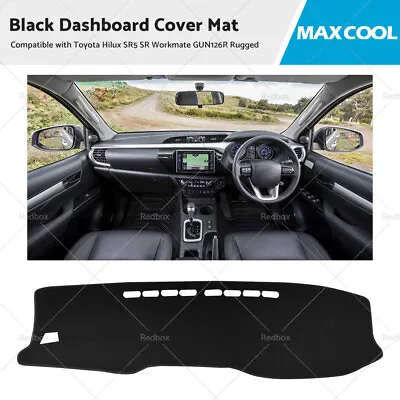 Dash Cover Mat Suitable For Toyota Hilux SR5 SR Workmate GUN126R Rugged 16-20 • $20.99