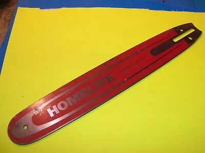 Vintage Homelite 16  Chainsaw Bar  Perma-hard Tip HARDNOSE OEM W-1416-50 KS3B • $95