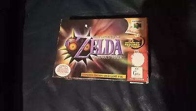 The Legend Of Zelda Majoras Mask Boxed Game Nintendo 64 PAL N64 • $199