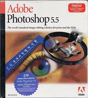 Adobe Photoshop 5.5 Upgrade Apple New • $149.99