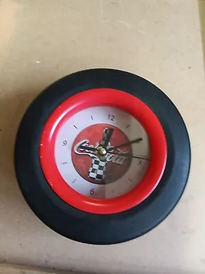  COCA-COLA   Rubber Tire  Collectible  DESK CLOCK • $15