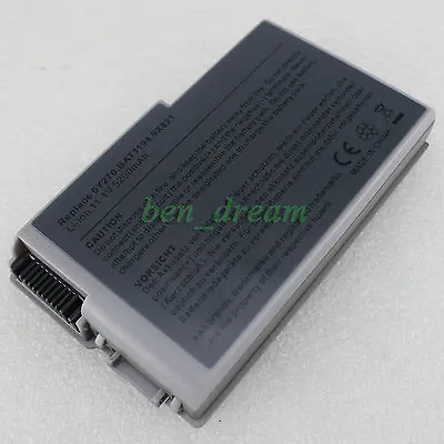 New Li-ion Battery For Dell Latitude D520 D500 D505 D510 D600 D610 Laptop Silver • $20.14