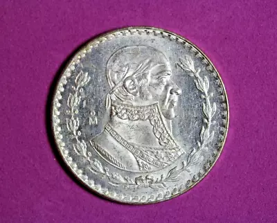 1961- Mexico Coin UN 1 Peso Morelos #P16518 • $3