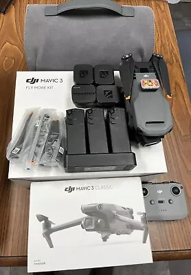 Gently USED DJI MAVIC 3 CLASSIC FLY MORE And MORE BUNDLE  • $1850