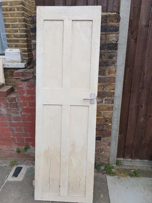 £5 • Buy Solid Wood Victorian Pine Internal/Interior Door. Reclaimed.