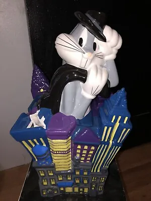 Bugs Bunny Musical NY  Cookie Jar Vintage WARNER BROS STUDIO New York Ceramic • $29.99