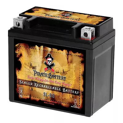 YTX5L-BS  High Performance - Maintenance Free - Sealed AGM Motorcycle Battery • $25.90