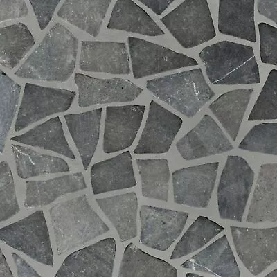 Grey Random Mosaic Wall & Floor Tile ($10.62/SqFt) • $47.78