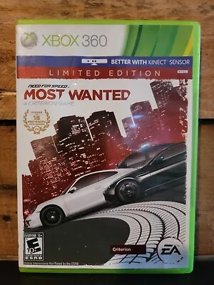 Need For Speed: Most Wanted Limited Edition Microsoft Xbox 360 Criterion Games • $8.99