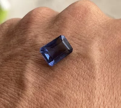 Emerald Cut Natural Loose Tanzanite - 8.95 Carat AAA+ Certified For Ring • $269