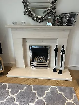 Stone Fireplace Surround And Hearth/fire • £320