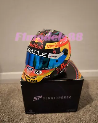 Sergio Checo Perez Mexico GP 2023 1/2 Scale Helmet Red Bull Racing • $157.89