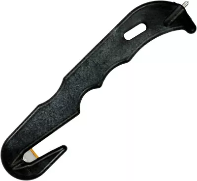 Ontario Jericho Black Glass Filled Nylon Titanium J-Hook Seat Belt Cutter 0420 • $12.84