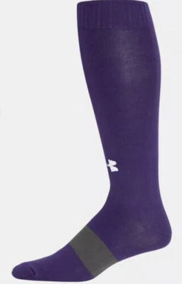 $7.99 • Buy UNDER ARMOUR UA Over The Calf OTC Soccer Socks Large 9-12.5 Purple