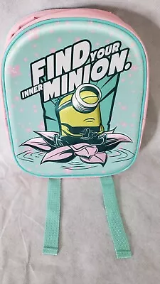 Preppy Minions Stuart Kids 3D Small Yoga Daypack Girls Mini Travel Zen Backpack • $20