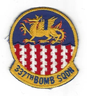USAF 337th BOMBER SQUADRON 1970s Era B-52 Patch • $19.99