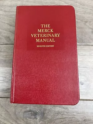 The Merck Veterinary Manual  1991 Hardcover 7th Edition • $16