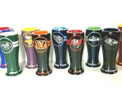 $7.12 • Buy Nfl Ceramic 2.5 Pilsner Shot Glass Choose Your Team 