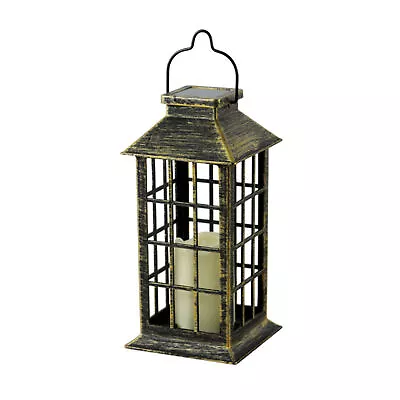 Waterproof Outdoor Yard Solar LED Lantern Hanging Light Patio Garden Decor Lamp • $13.82