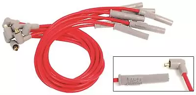 MSD 31389 Spark Plug Wires Spiral Core 8.5mm Red Multi-Angle Boots Ford V8 Set • $133.95