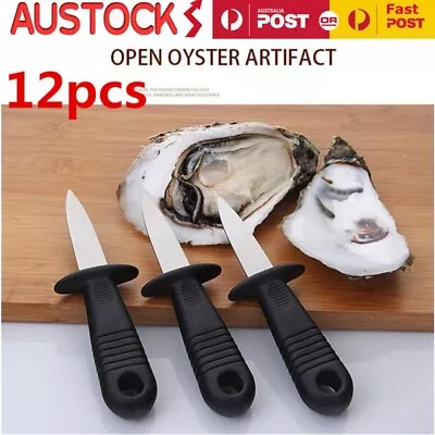 12 PCS Oyster Shucking Knife Clam Shellfish Seafood Opener Tool Shucker Knives • $16.60