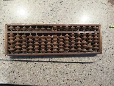 Vintage Wooden Bead 15 Rod - 90 Bead Soroban Japanese/Hong Kong Abacus • $70